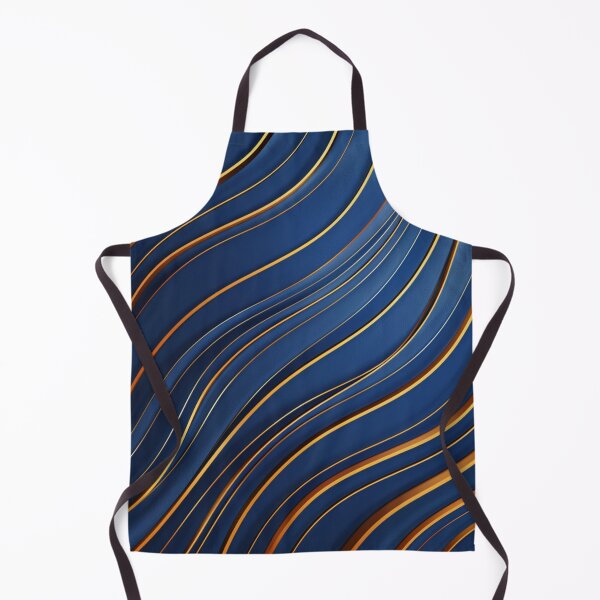 Item preview, Dynamic Blue and Gold  Patterns designed and sold by Ace Apparel  Attire.