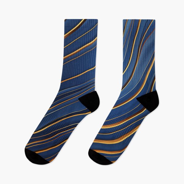 Item preview, Dynamic Blue and Gold  Patterns designed and sold by Ace Apparel  Attire.
