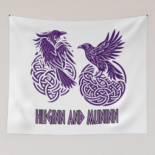 Item preview, HUGINN AND MUNINN designed and sold by Foxlindesigns.