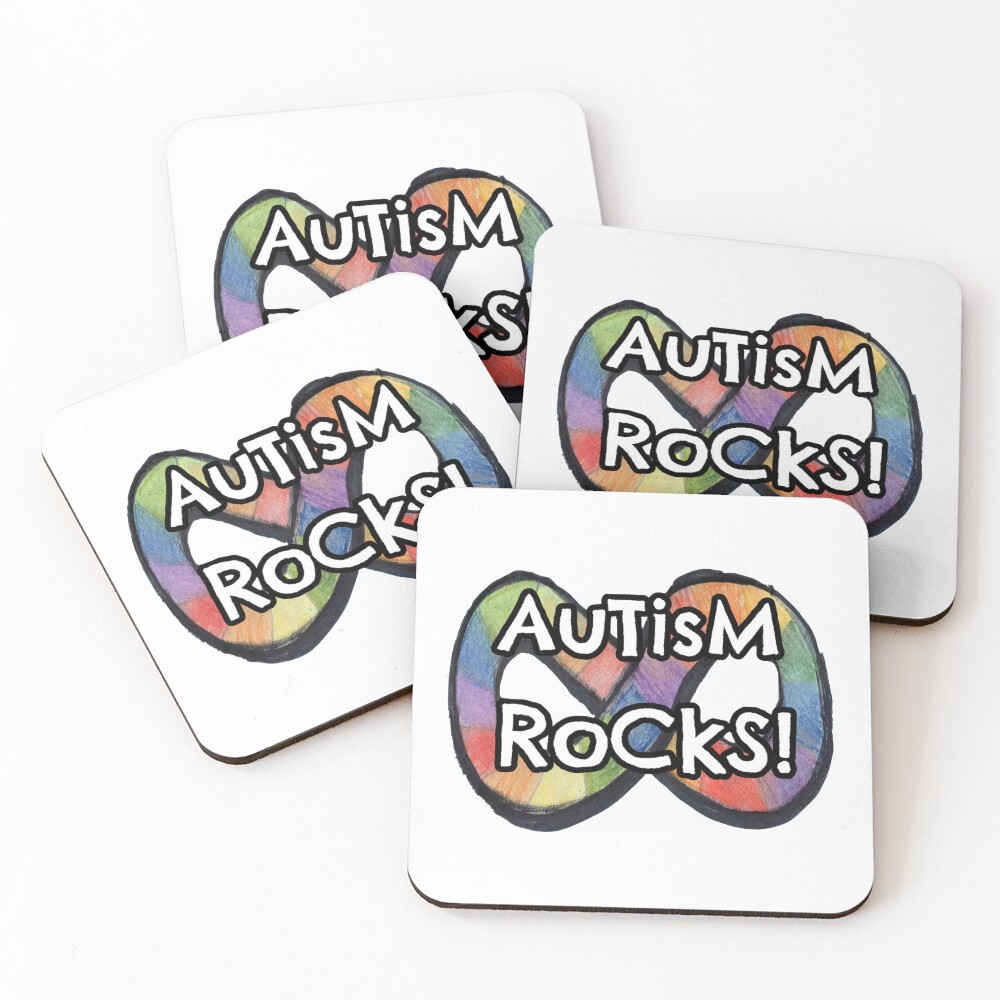 Item preview, Coasters (Set of 4) designed and sold by PositiveAutism.