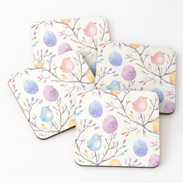 Item preview, Cute Watercolor Easter-Themed Digital Art with easter eggs and chicks designed and sold by Avery106.