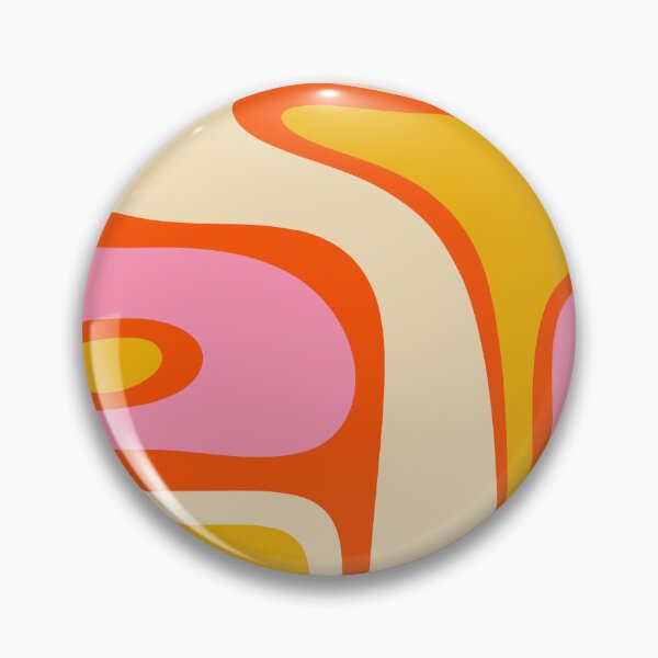 Item preview, Retro Abstract Copacetic Pattern Pink Orange Yellow designed and sold by kierkegaard.