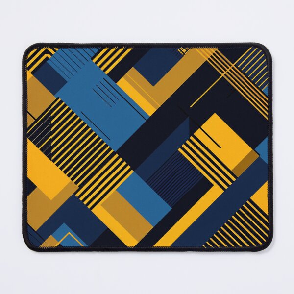 Item preview, Dynamic Geometry: Minimalist Blue & Gold Graphics designed and sold by Ace Apparel Attire.