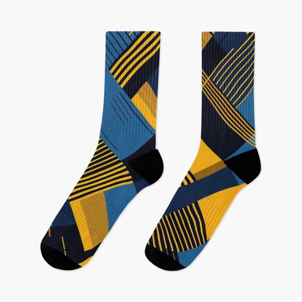 Item preview, Dynamic Geometry: Minimalist Blue & Gold Graphics designed and sold by Ace Apparel  Attire.