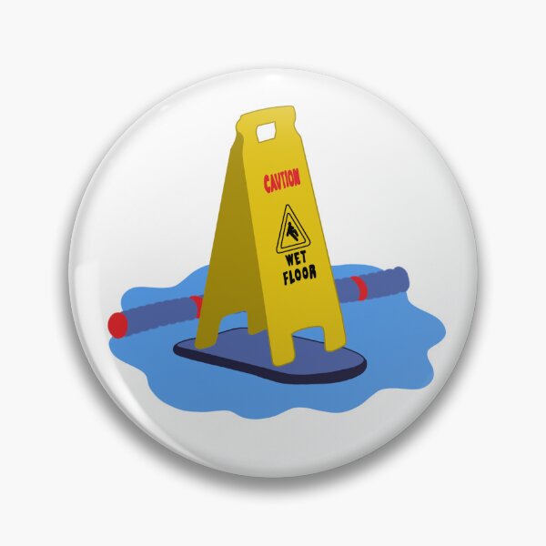 Item preview, Silly Wet Floor Sign designed and sold by Squidney-Forte.