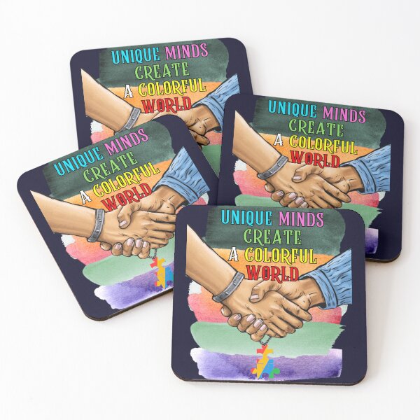 Item preview, Unique minds shine: advocate, educate, support autism awareness designed and sold by Taans-Creation.