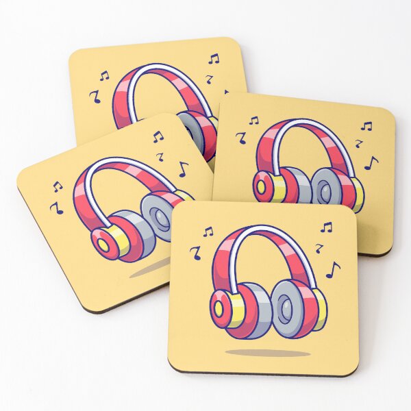 Item preview, Melodic Serenity: Headphone Music Floating Cartoon Vector Icon designed and sold by hjian8219.