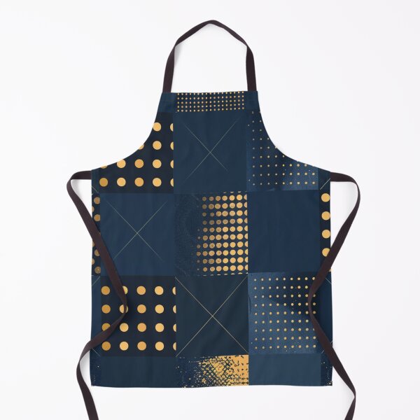 Item preview, Bold Blue & Gold  Patterns designed and sold by Ace Apparel  Attire.