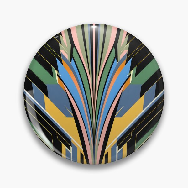 Aperçu de l'œuvre Motif Géométrique Art Déco créée et vendue par SloganExpress.