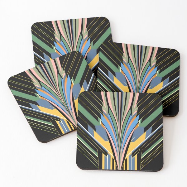 Aperçu de l'œuvre Motif Géométrique Art Déco créée et vendue par SloganExpress.