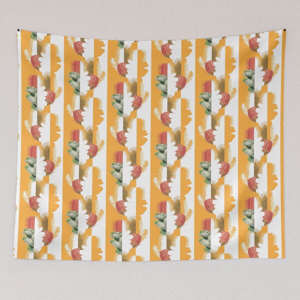 Item preview, Banksia Stripes Orange designed and sold by Margaret Kalms.