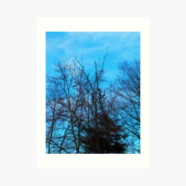 Blue Art Print