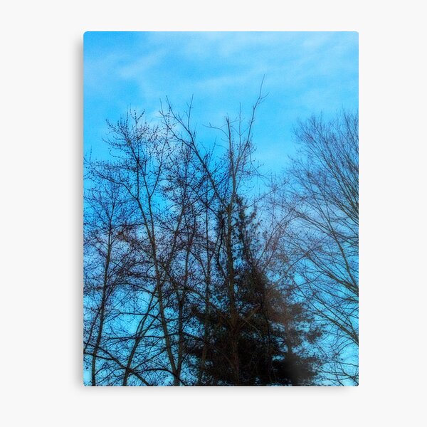 Blue Metal Print
