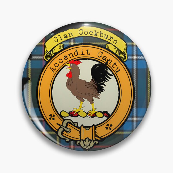 Item preview, Cockburn Clan Crest Scottish Surname Tartan designed and sold by Brigitteetit.