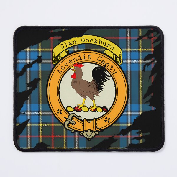 Item preview, Cockburn Clan Crest Scottish Surname Tartan designed and sold by Brigitteetit.