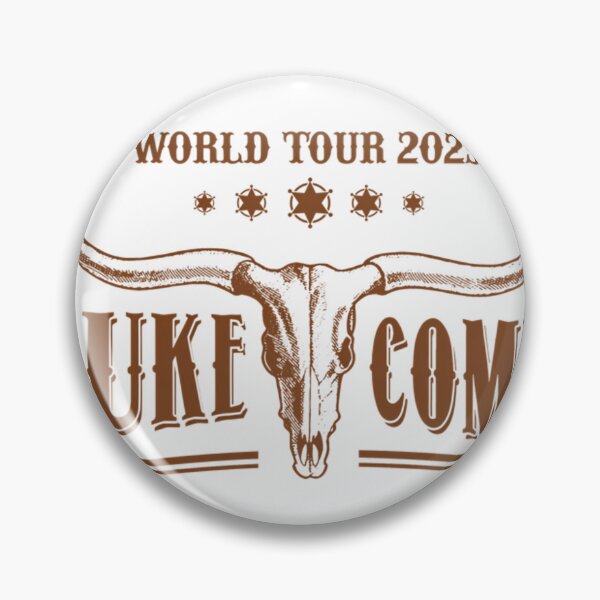 Item preview, Luke Combs World Tour 2023 Bullhead american heartbreak  designed and sold by RickySpinka.