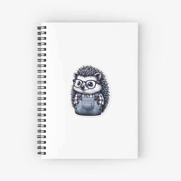 Artikel-Vorschau von Igel mit Brille und Overall, designt und verkauft von MellowPeach.