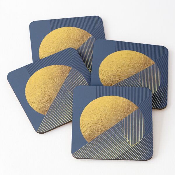 Item preview, Athletic Glamour: Sleek Blue & Gold Designs designed and sold by Ace Apparel  Attire.