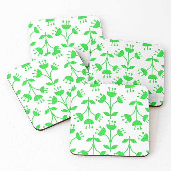 Item preview, Apple Green Folk Art Flowers designed and sold by Karen-Rocha.