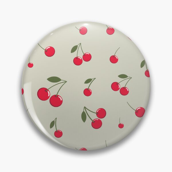 Item preview, I Love Cherries in Olive designed and sold by Julie Emmerson.