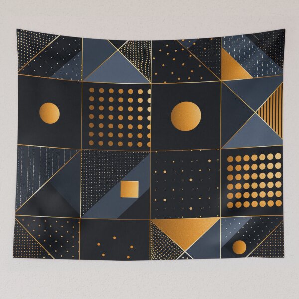 Item preview, Minimalist Sporting Flair: Blue & Gold Vector Art designed and sold by Ace Apparel  Attire.
