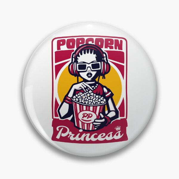 Item preview, Just A Girl Who Loves Popcorn - Popcorn Princess designed and sold by Urban-Alien.