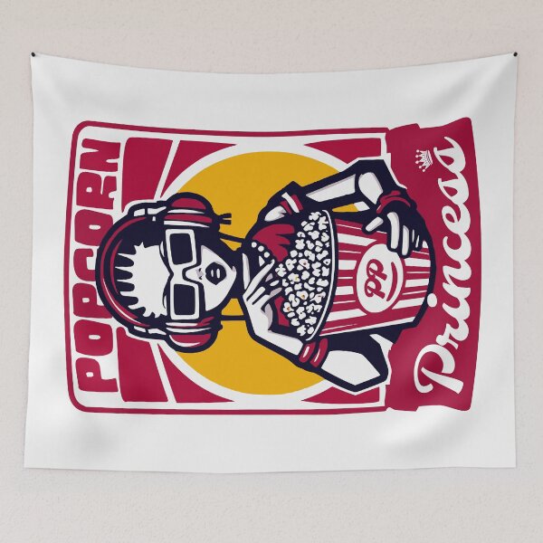 Item preview, Just A Girl Who Loves Popcorn - Popcorn Princess designed and sold by Urban-Alien.
