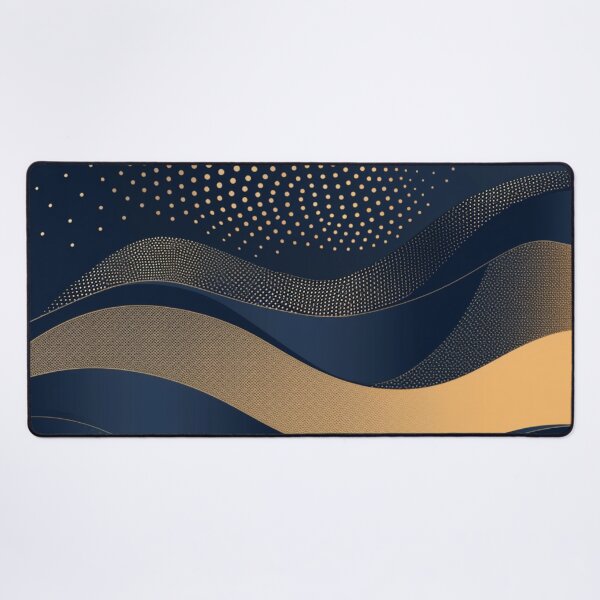 Item preview, Blue & Gold Dynamics: Sporty Pattern Mastery designed and sold by Ace Apparel Attire.
