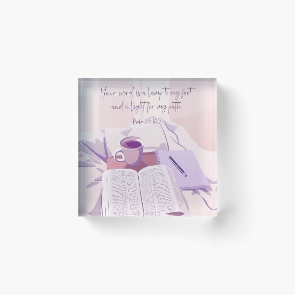 Item preview, Psalm 119:105 (Purple) designed and sold by Paper Bee Gift Shop.