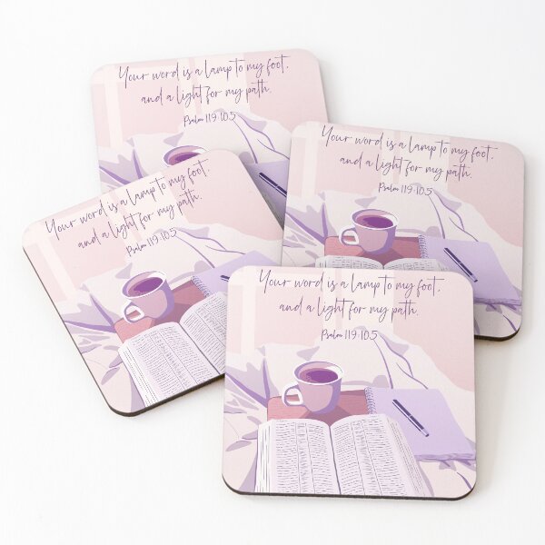 Item preview, Psalm 119:105 (Purple) designed and sold by Paper Bee Gift Shop.