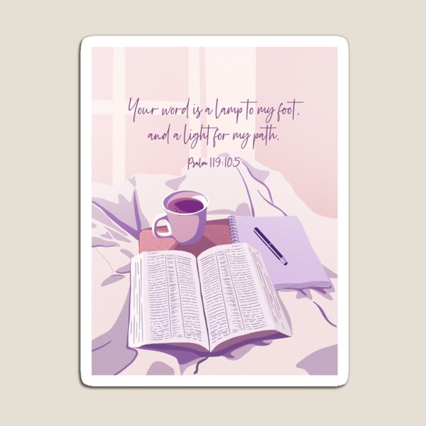 Item preview, Psalm 119:105 (Purple) designed and sold by Paper Bee Gift Shop.
