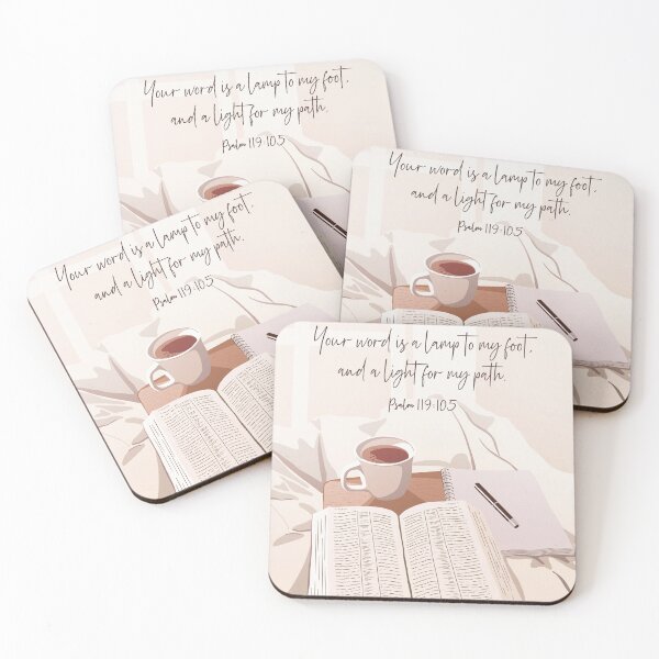 Item preview, Psalm 119:105 (Brown) designed and sold by Paper Bee Gift Shop.