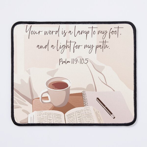 Item preview, Psalm 119:105 (Brown) designed and sold by Paper Bee Gift Shop.