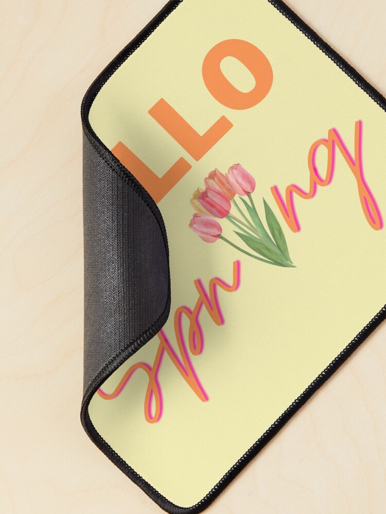 Thumbnail 2 of 5, Mouse Pad, Hello Spring designed and sold by AJDesignsstuff.