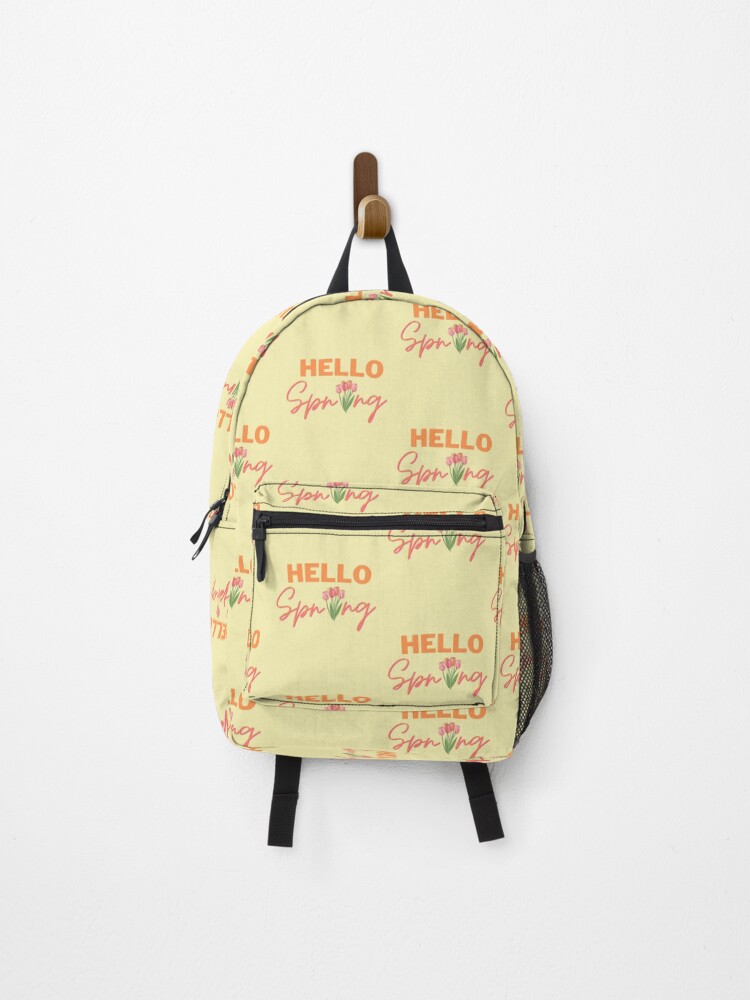 Thumbnail 1 of 3, Backpack, Hello Spring designed and sold by AJDesignsstuff.