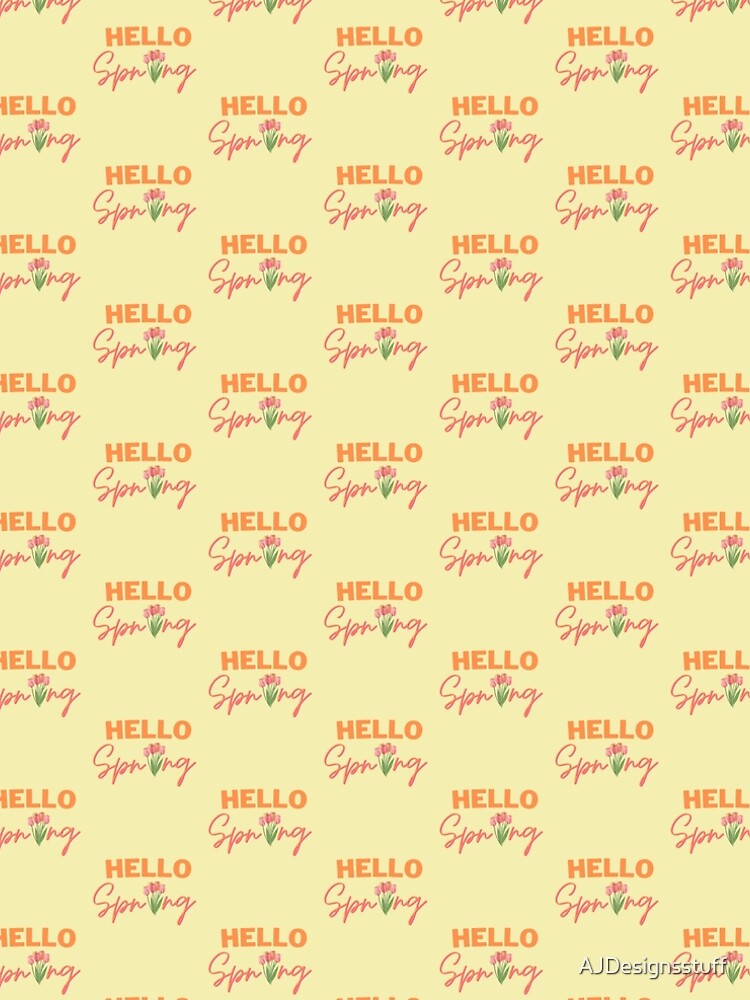 Thumbnail 5 of 5, A-Line Dress, Hello Spring designed and sold by AJDesignsstuff.