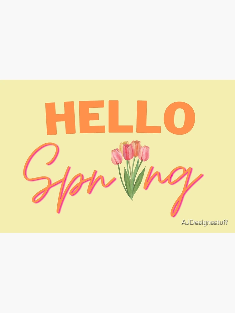 Thumbnail 2 of 2, Laptop Sleeve, Hello Spring designed and sold by AJDesignsstuff.