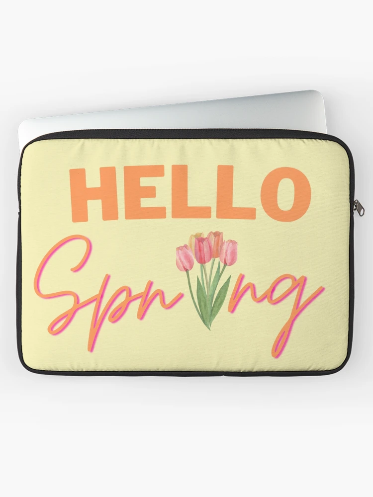 Thumbnail 1 of 2, Laptop Sleeve, Hello Spring designed and sold by AJDesignsstuff.
