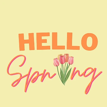 Artwork thumbnail, Hello Spring by AJDesignsstuff