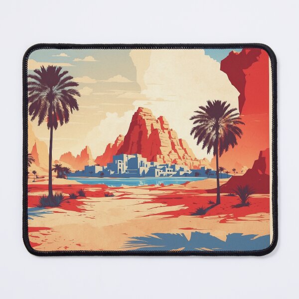 Item preview, Siwa Oasis Egypt Starry Night Vintage Tourism designed and sold by TravelersGems.