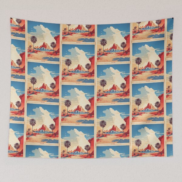Item preview, Siwa Oasis Egypt Starry Night Vintage Tourism designed and sold by TravelersGems.