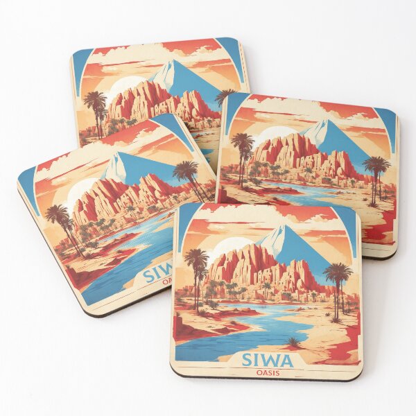 Item preview, Siwa Oasis Egypt Sunset Vintage Tourism designed and sold by TravelersGems.