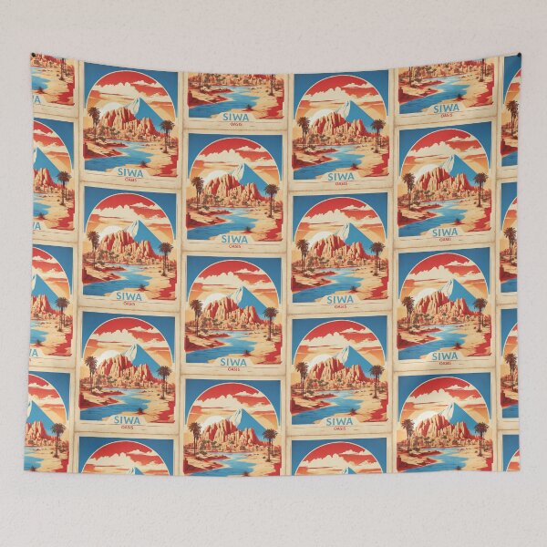 Item preview, Siwa Oasis Egypt Sunset Vintage Tourism designed and sold by TravelersGems.
