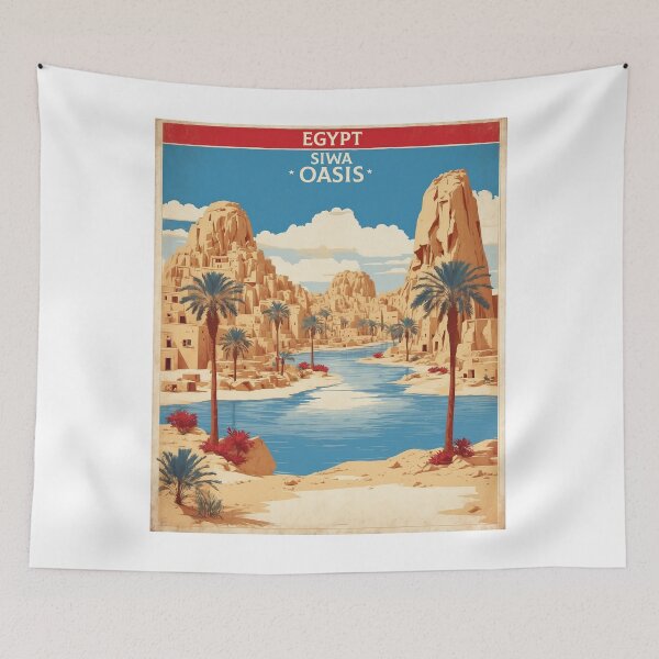 Item preview, Siwa Oasis Starry Night Egypt Vintage Tourism designed and sold by TravelersGems.