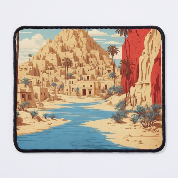 Item preview, Siwa Oasis Egypt Sunset Vintage Tourism designed and sold by TravelersGems.