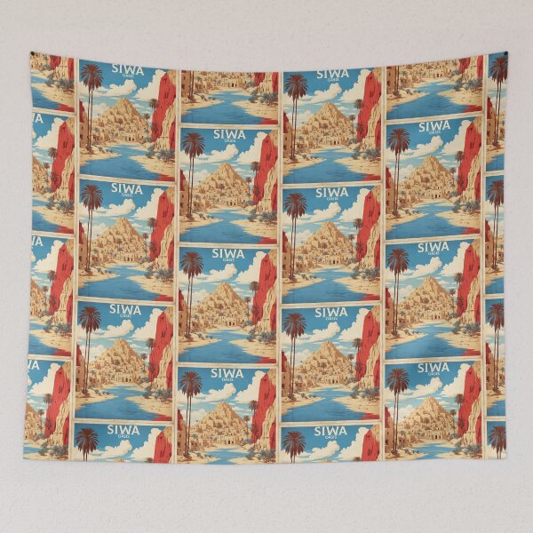 Item preview, Siwa Oasis Egypt Sunset Vintage Tourism designed and sold by TravelersGems.