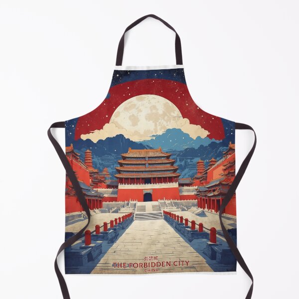 Item preview, La Ciudad Prohibida Noche Estrellada China Vintage Travel Turismo designed and sold by TravelersGems.