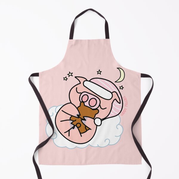 Item preview, Sleeping Giddy Piggies with Teddy Bear in Pink designed and sold by Giddy Piggies.