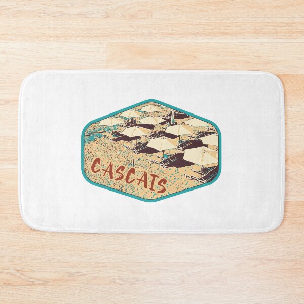 Item preview, Cascais Beach Umbrellas Illustration designed and sold by Lemomo-artworks.