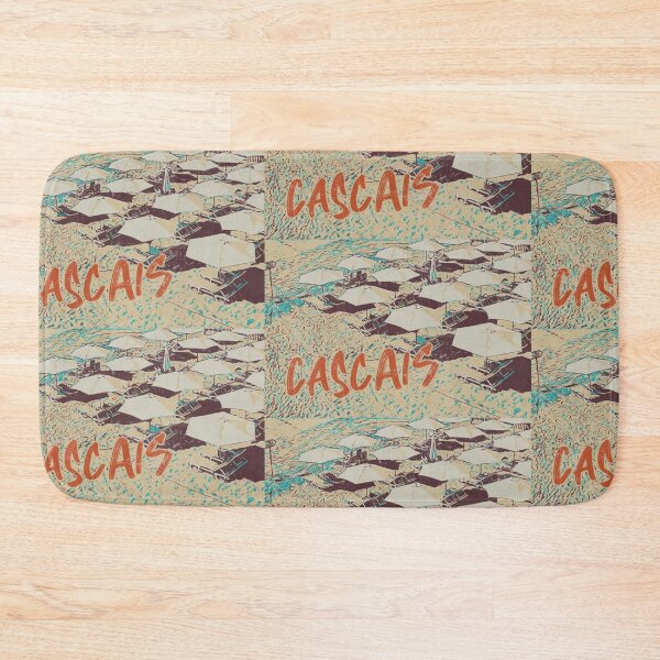Item preview, Cascais Beach Umbrellas Illustration designed and sold by Lemomo-artworks.